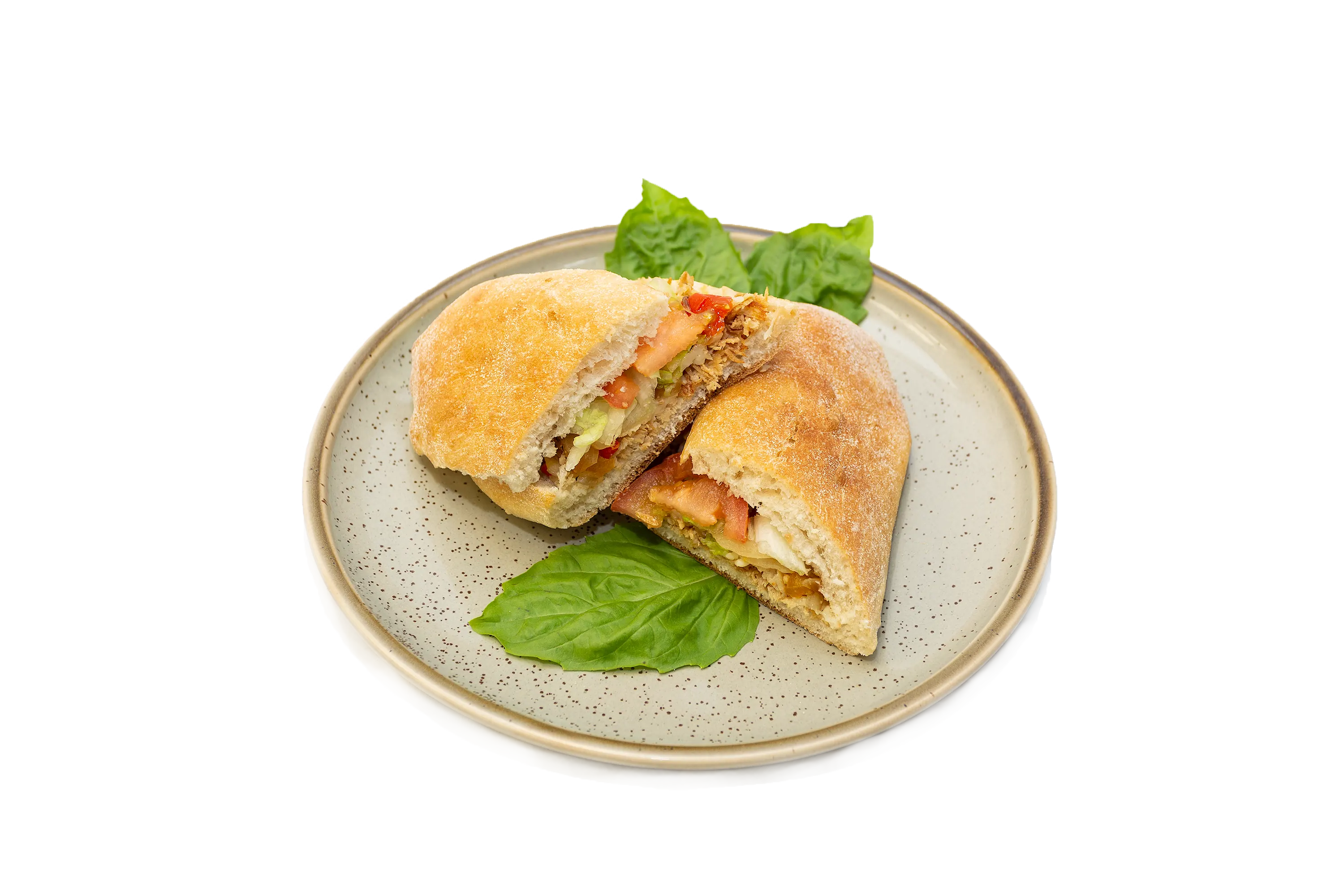 Chicken panini near me — grilled halal chicken and cheese on pressed ciabatta